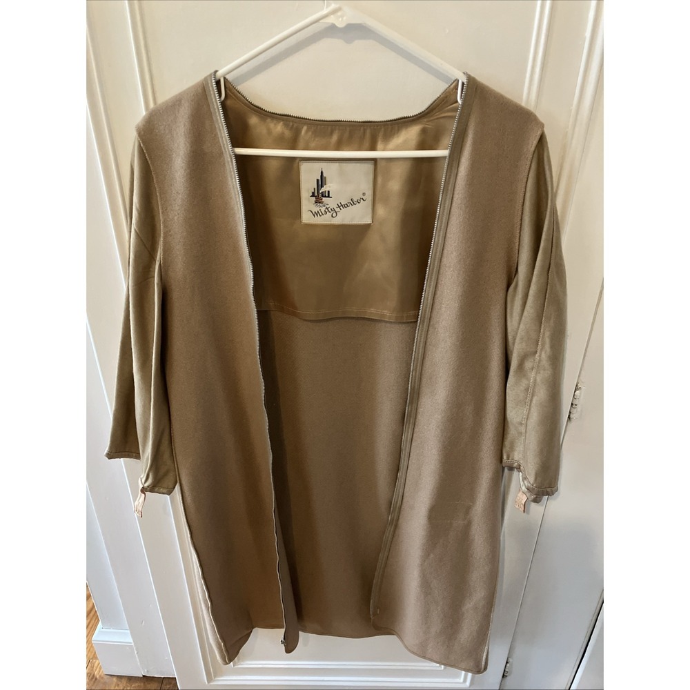 Misty Harbor Vintage Lightweight Camel Jacket 10 70% Wool